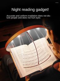 Table Lamps Leather Magnetic Lamp Book Reading Eye Protection Bedroom Portable Bedside Night Light