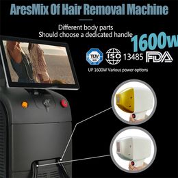 Professional Permanently 3 Wavelength Painless Laser Hair Removal Machine DK20 1600W Diodo Laser For Dark Skin