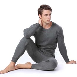 Men's Sleepwear Thermal Underwear Sets For Men Winter Thermo Underwear Long Johns Winter Clothes Men Thick Thermal Clothing Solid Drop Shipping T221018