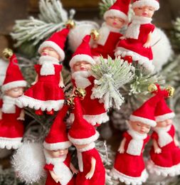 Santa Claus Christmas Curtain Decor Merry Christmas for Home Ornaments Gift Navidad 2022 Happy New Year