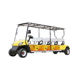 Four rows of seats yellow row Electric cars Golf cart hunting sightseeing tour four wheel sturdy color optional custom modification