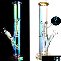 Other Smoking Accessories Glass Water Bongs Bubbler Smoke Pipe Accessories Downstem Perc 14Mm Bolw Dabber Unique Hookahs Bong Heady Dhnsu