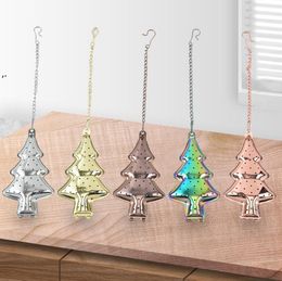 Coloured Tea Strainer Stainless Steel Tea Infuser Gift Christmas Tree Tea-Strainer Infusers Kitchen Tools GCB16427