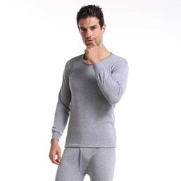 Men's Sleepwear 2022 Thick Thermal Underwear Sets Long Johns Winter Clothes For Men Plus Size Warm Underwear For Male Slim Invisible T221017