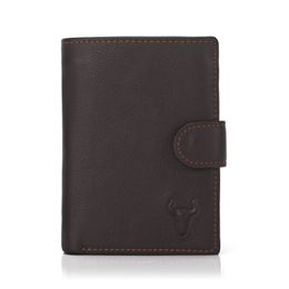 Money Clips Mens RFID Blocking Real Soft Leather Passcase Wallet black or coffee two Colour you can choose
