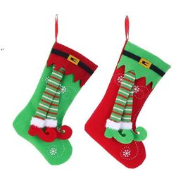Christmas Decorations Stockings Candy Gift Bag for Home Noel Navidad Kids Tree Decor GCB16393