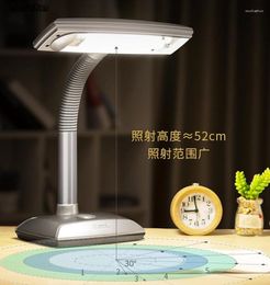 Table Lamps Eye Protection Desk Lamp Student Learning Old-fashioned Elderly Bedroom Bedside Plug-in Fluorescent CD50 W07