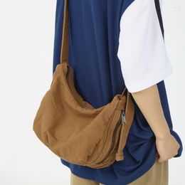 Evening Bags Large Crossbody Bag For Girl 2022 Canvas Women's Shoulder Messenger Korean Fashion Cotton Cloth Female Student Book