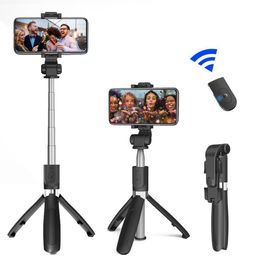Selfie Monopods Professional Trépied Stick for Mobile Phone Po Pole rotatif Bluetooth Remote Control Stand Live Broadcast Holder 221017