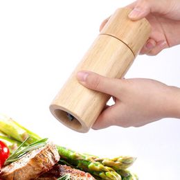 Wooden Salt and Pepper Grinder Set Manual 6" for Seasoning Cooking Serving Dining Gift Mom RRE15097