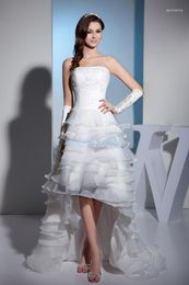 Wedding Dress 2022 Nastya Design Short Front Long Back Custom Size/color Bridal Gown Appliques White Big Size