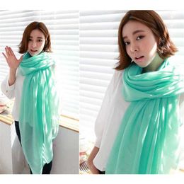 Scarves Women's Solid Colour Soft Scarf 58 Colors269b