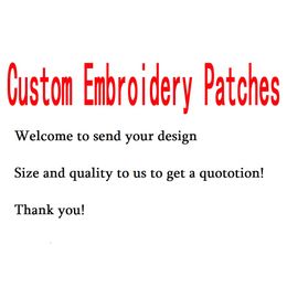 Notions Custom Your Own Design Patches Various Style Personalized Iron on Patch for Clothes Logo Brand Badges