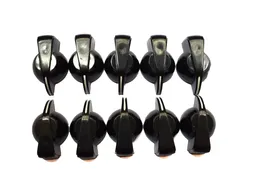 10Pcs Plastic Rotary Switch 1/4 Big Chicken Head Knob Potentiometer knob/audio knob in Three Colours Option