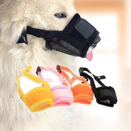 Dog Apparel Nylon Breathable Comfortable Bite Muzzle Teddy Labrador For Large Medium And Small Dogs Drinkable Mouth