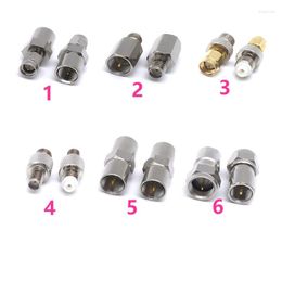 Lighting Accessories JX Connector 2pcs RF Adapter SMA To FME Jack Plug Straight Coaxial Cable