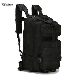 Hiking Bags 25L 3P Tactical Backpack Military Army Outdoor Bag Rucksack Men Camping Tactical Backpack Hiking Sports Molle Pack Climbing Bags L221014