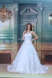 Wedding Dress 2022 Design Seller Small Train Ball Gown White/ivory Custom Size/color Bridal Lace Up