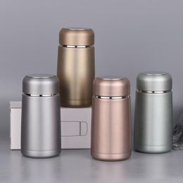 350ML Mini Travel Drink Water Bottle Cute Coffee Vacuum Flasks Thermos Stainless Steel Thermoses Cups and Mugs RRE15109