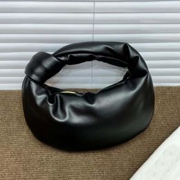 Designer Soft Cotton Jodie Mini Knotting Bag Smooth Leather Bubble Hobo Baguette Handbags Big Tie One Shoulder Bags Women 2022 Winter Handbags Fashion Wallets Purse