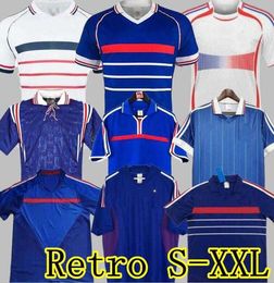 Soccer Jerseys 1998 Retro jersey 96 98 02 04 06 ZIDANE HENRY kit shirt 2000 Home Trezeguet football uniform