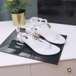 2023 sandals slide slipper women flat mule waterfront brown flower sandal womens flat heels shoes 35-43 with box and dust bag