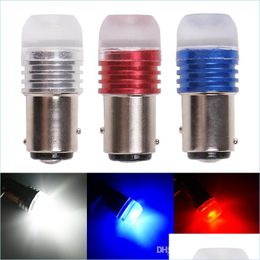 Car Bulbs 2Pcs Strobe 1157 Led Bay15D P21/5W 5630Led Flash Light Brake Blink Lamp Bb Red White Blue Tail Stop Drop Delivery 2022 Mobi Dhyv1