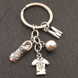 Fashion Football Metal Keychain Men Gift KeyChains Soccer Shoes Ball Car Key Ring Gift Party Keychains Jewellery