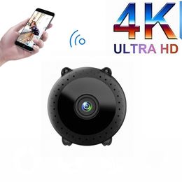 Axe Video Surveillance Cam HD 4K CCTV Lens Mini Camera Video Recorder WiFI Remote Micro Camcorder Motion Detection 1080P Nanny DV Night Version for Home Security