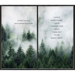 Window Stickers Forest Park Tree Pattern Electrostatic Frosted Glass Sticker Opaque Bathroom Door Film Toilet Privacy Pvc