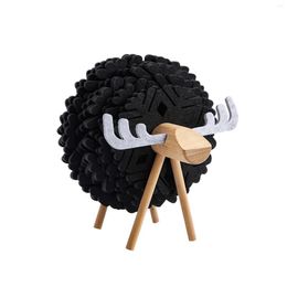 Table Mats Reusable Office Art Craft Heat Insulated Cup Mat Tea Holder Kitchen Home Decor Sheep Shape Gift Felt 3D Anti Slip
