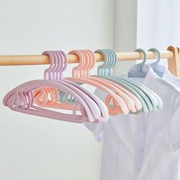 Hangers & Racks Traceless Anti-Skid Plastic Clothes Rack Multi-Functional Adult Kids Belt Scarf Hanger Household Clothing Organiser