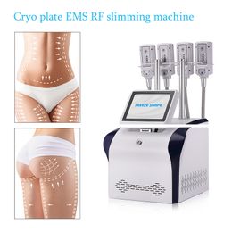 Cryo EMS lose Weight Machine Fat Freezing Slimming Cellulite Reduction Non-vaccum Plate Cryolipolysis Equipment