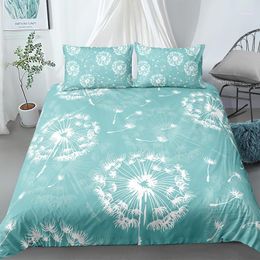 Bedding Sets Dandelion Duvet Cover Set King Size Fresh And Natural Style Twin Botanical Printed Quilt For Kids Teens Adults