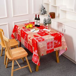 New Christmas Table Cloth Christmas cartoon printing polyester tablecloth RRE15147