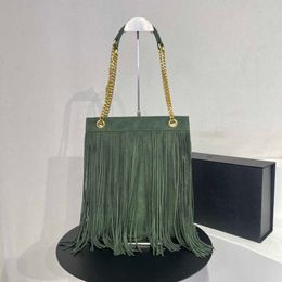 Totes Yabag Grace Tote Bag Women Tassel Hobo Bag Ring Buckle Designer Bags Winter Ladies Handbag Chain Shoulder Strap Classic Crossbody Purse 221017