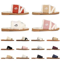 Flauschige Hausschuhe für Damen, Winter, warm halten, Designer-Sandalen, modische Woody-Mule-Pelz-Slipper, Furlly-Slider, Damen, berühmte Sneakers, Indoor-Outdoor-Wohnungen, Freizeitschuhe