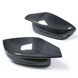 Car Rearview Side Wing Mirror Cover for BMW 3 4 Series G80 G82 G83 M3 M4 LHD Carbon Fibre Style Covers Cap