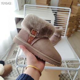 Snow Boots Boot Warm Boots Suede Shoes Classical Short Miniwomen Keep Man Womens Plush Casual Chestnut Grey 2022 Hot Aus