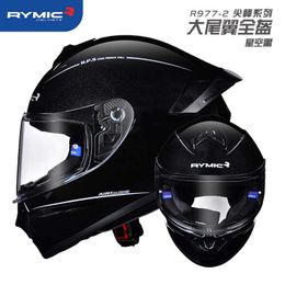 Cycling Helmets RYMIC Full Face Helmet Casco Moto Capacete Motorcyc Helmet Racing kask Casque Moto Full Face Kask Downhill DOT L221014