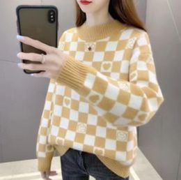 Women's sweaters Long Sleeve Knit Turtleneck Pulls Sweater Casual Rib Jumper Tops Female Home Pullover Clothes