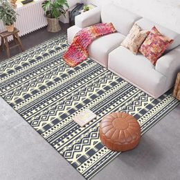 Carpets American Carpet Ethnic Style Living Room From Sofa Coffee Table Mat Luxury Bedroom Decor Home Washable Non-Slip DoorMat