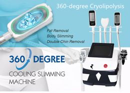 Cryolipolysis Body Slimming 360 Degree Cooling Fat Freeze Weight Reduction Skin Tightening Equipment Lipo Laser 40k Cavitation RF Face Lift Tool