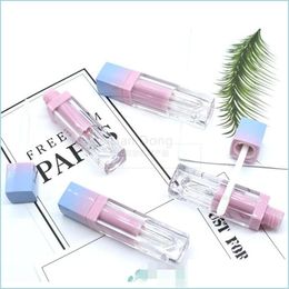 Storage Bottles Jars Storage Bottles Fashion Diy Empty Lip Gloss Containers Gradients Lipstick Tube Plastic Tubes Chapstick Liquid Dhrwf