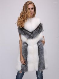 Pelliccia da donna ZADORIN Cappotto invernale Donna Furry Soft Warm Gilet finto senza maniche Capispalla da donna vintage lungo