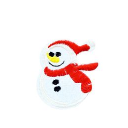 Sewing Notions Tools 10 Pcs Funny Snowman For Clothing Iron On Transfer Applique Coat Sweater Diy Sew Embroidered Accessories Drop Dhgov