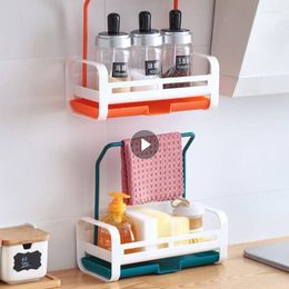 Hooks Sink Storage Rack Multifunctional Drain Orangizer Kitchen Washing Cloth Sponge Holder Sinks Drainage Shelf