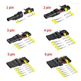 Lighting Accessories 5/10 Kits 1/2/3/4/5/6 Pin Super Sealed Waterproof Wire Connector Plug Car Battery Plug-in