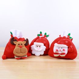 Weihnachtsdekorative Süßigkeitentasche Cartoon Santa Claus 3d Kindergeschenktasche