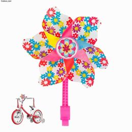 New Cute Children Bike Handlebar Flower Pinwheel Windmill Decoration For Kid'S Bicycle Scooter Cycling Accessories